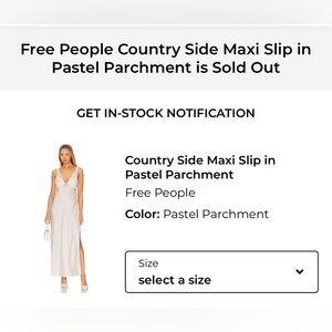 Free People Country Side Maxi Slip
